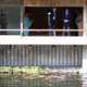 Trump and Abe feed carp at Akasaka Palace in Tokyo, Japan, Nov. 6 2017.